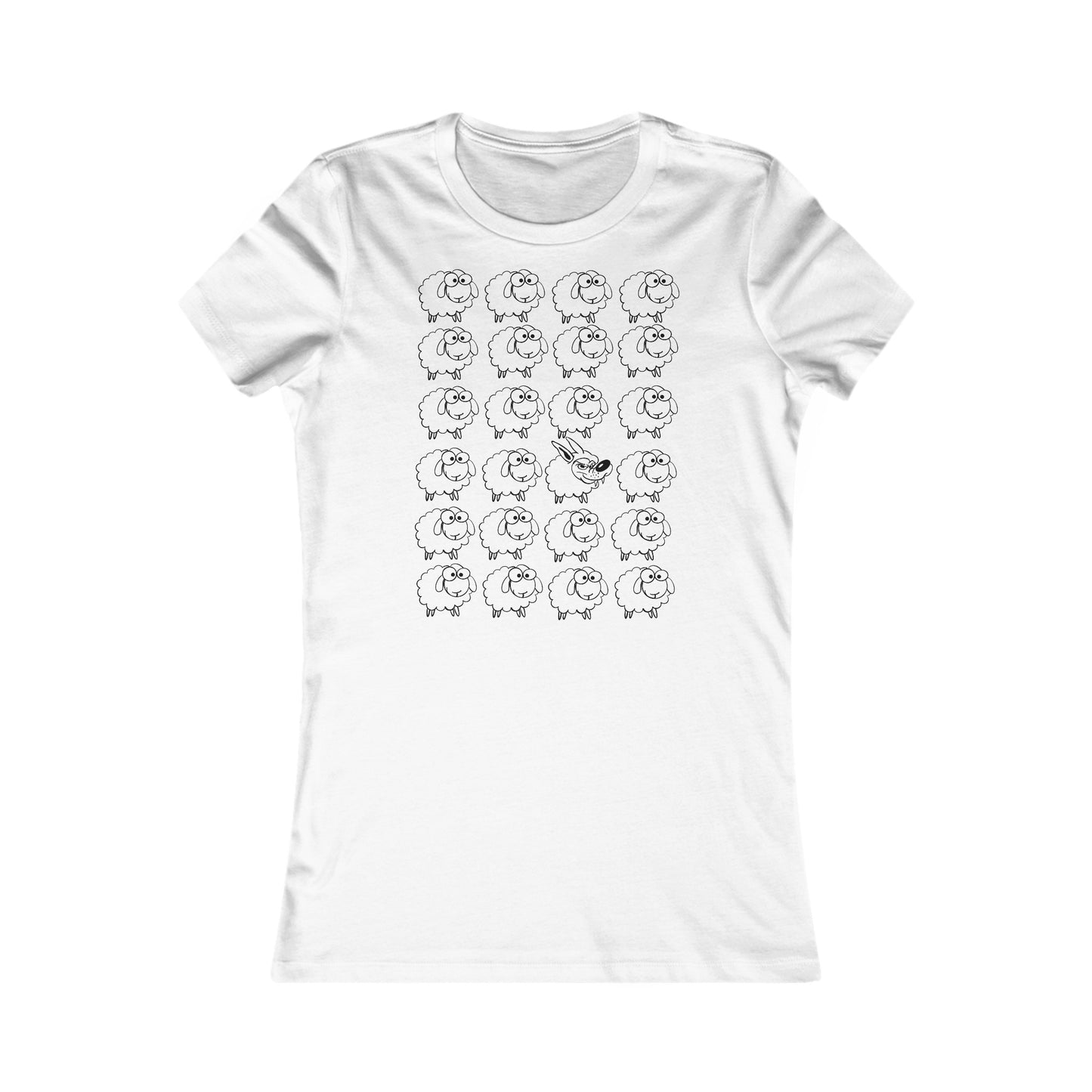 Sheeping Wolf Women's Favorite Tee