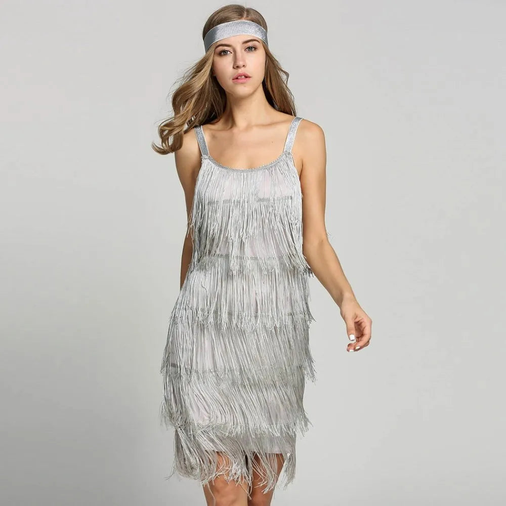 Gatsby Chic: Vintage 1920s Flapper Dress for Iconic Party Style